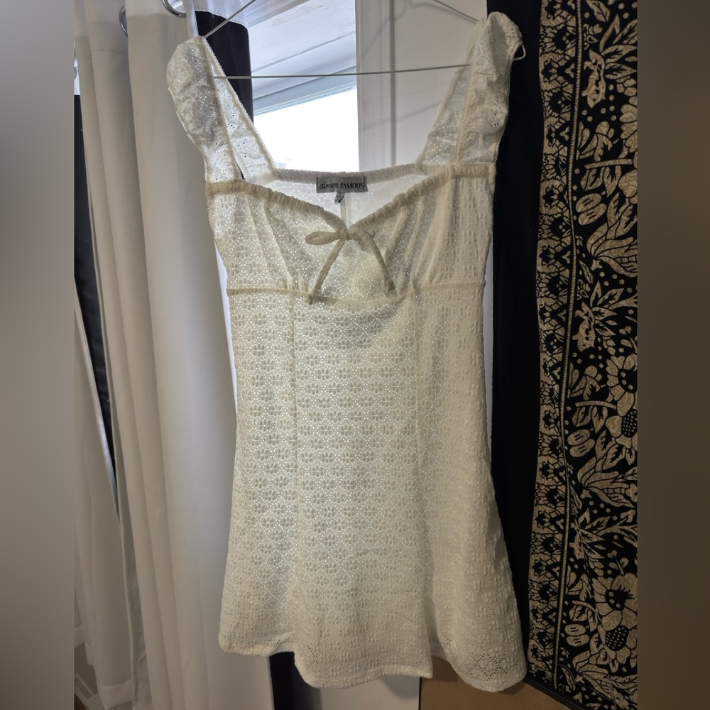 Fashion Nova White Mini Dress